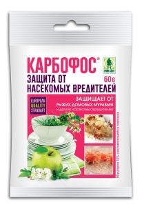 Инсектицид ГРИН БЭЛТ Карбофос от домовых муравьев 60г (шт)