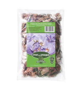 Грунт для орхидей Зри в Корень Класик кора сосны 23-44мм 2л