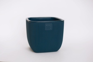 Горшок Фабио ВипСет с дренажной системой 4,7л синий арт.AMF-4,7-15