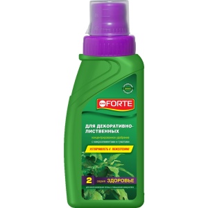 Удобрение жидкое БОНА ФОРТЕ ЗДОРОВЬЕ для декоративно-лиственных растений органоминеральное 285мл