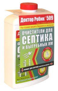 Очиститель Доктор Робик 509 септиков и выгребных ям 798мл
