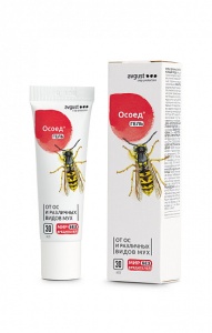 Инсектицид Август Осоед от ос и мух гель в тубе 30мл