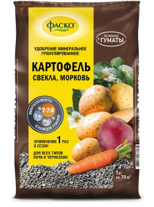 Удобрение сухое Фаско 5М минеральное Картофель гранулированное 1 кг
