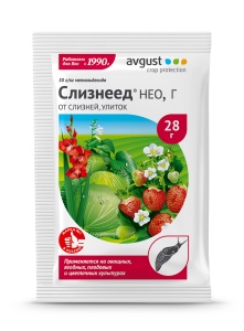 Инсектицид Август Слизнеед НЕО от улиток и слизней 28г