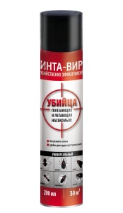 Аэрозоль от всех бытовых насекомых Инта Вир 200мл
