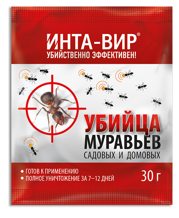 Инсектицид от муравьев Инта Вир 30г