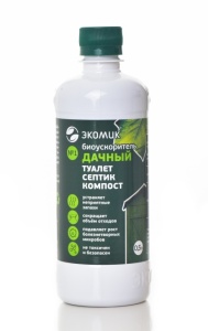 Очиститель ЭКОМИК Дачный септиков, туалетов и компостирования 0,5л