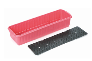 Поддон для рассады РАДИАН с дренажной решеткой пластик 60х20х12см