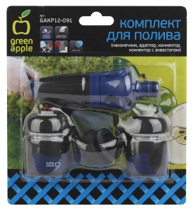 Набор для полива ГРИН ЭПЛ Ороситель пистолетный с коннекторами пластик 4шт