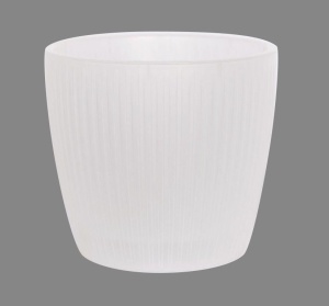 Кашпо ЭВИ ВипСет со вставкой пластик d-17,5см h-15,5см V-3л прозрачный