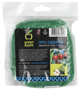 Сетка защита ГРИН ЭПЛ от птиц пластик w-2м L-5м зеленая