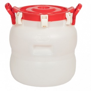 Бочка РАДИАН Герметичная для воды с крышкой горловина Ø-127см круглая пластик V-30л