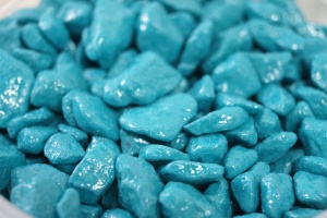 Грунт ЭВИС кварцевый 5-8мм бирюза 400г