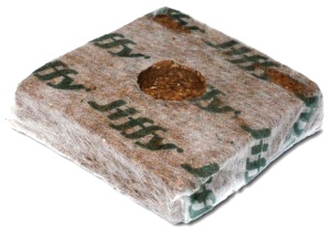 Таблетка для рассады Джиффи кокосовая 100х100 мм