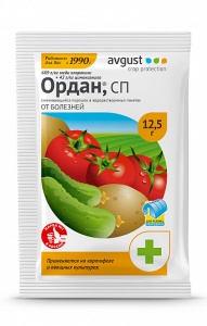 Фунгицид Август Ордан для овощей комплексный 25г (шт)