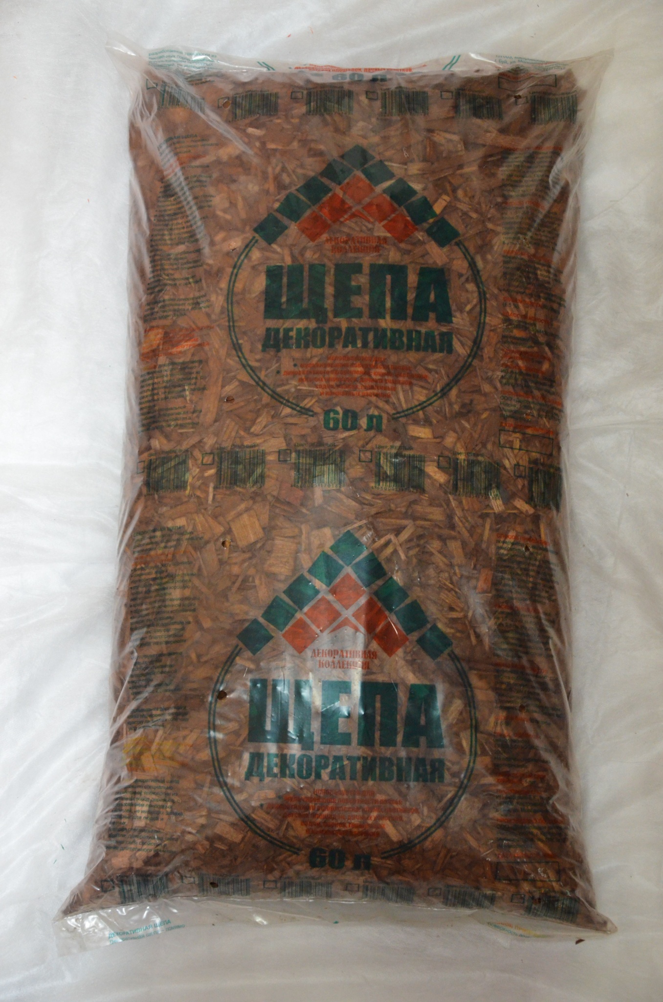 Щепа декоративная ДК коричневая 60л