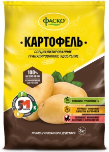 Удобрение сухое Фаско 5М минеральное для картофеля гранулированное 3 кг (СТ. ДИЗАЙН)