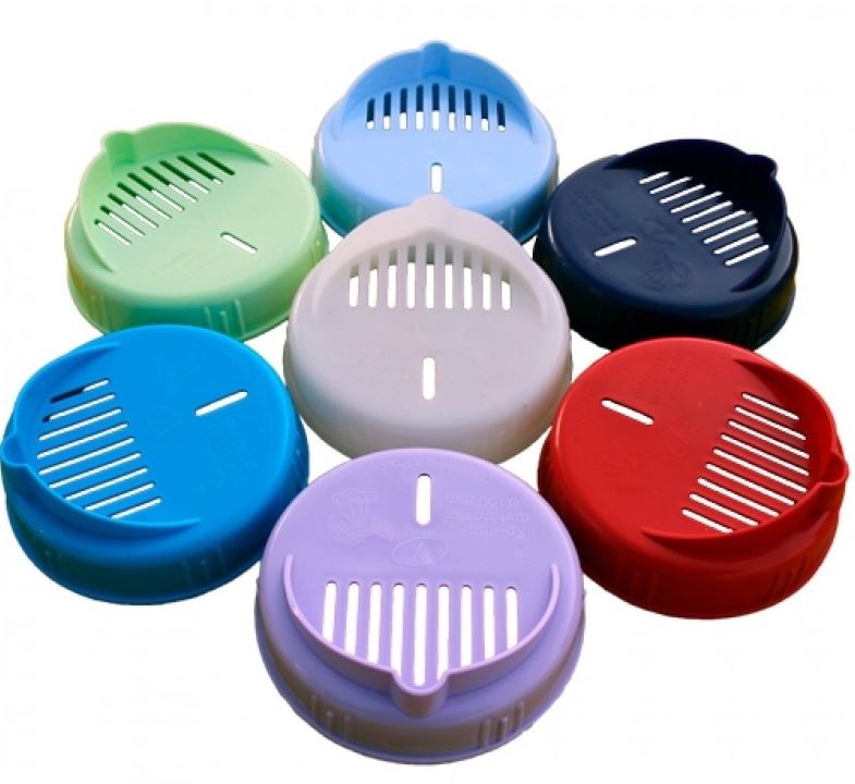 Крышка Твист-офф сливная пластик Ø-100мм